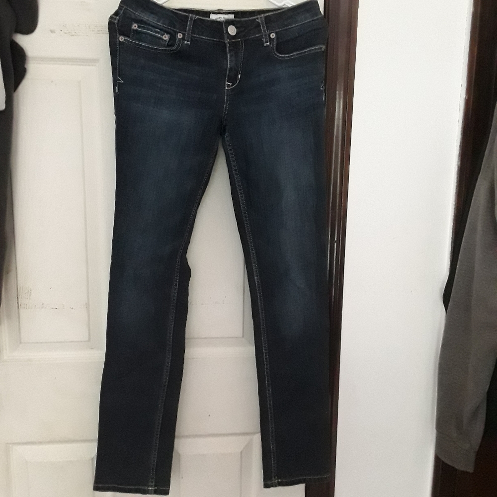 Dark blue jeans